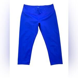 REI co-op women's large crop leggings purple athleisure gym workout gorp casual